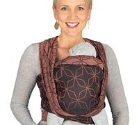 Hoppediz Woven Baby Sling from Birth, 100% Organic Cotton (Organic), Malmö Rose 4.60 m