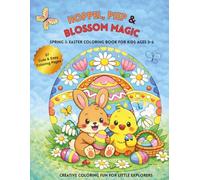 Hoppel, Piep & Blossom Magic: Easter and Spring Coloring Book for Kids Ages 3-6 | Cute Bunnies, Chicks, Flowers and Easy Coloring Pages