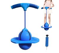 Hopper Bouncy Globe - Manual Air Pump Bundled, Thick Rubber Sitting Tool | Colorful Dynamic Sphere, Indoor Home Gym Expert Workout, Kids Men Birthday Present, Stamina Building Mobility St