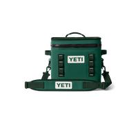 YETI Hopper Flip 12 Cool Bag, Portable & Insulated Backpack Cooler, Black Forest Green
