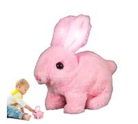 Hopping Bunny Interactive Plush Figures Hopping Robotic Animal Jumping