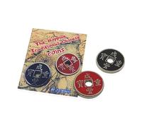 Hopping Chinese Coin Set - Classic Metal Magic Coins for Close-Up Illusions and Sleight of Hand Tricks