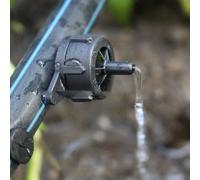 Hoppipola 100 Pcs Pressure Compensating Drippers 2L/H 4L/H 8L/H Efficient Water Saving Irrigation Emitters 4mm Connection for Garden Plant Lawn Agriculture Automatic Watering