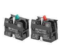 Hoppipola 10A 600V ZB2-BE101C NO Push Button Switch, 22mm Mounting Joystick Control Industrial Machinery, Black