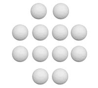 Hoppipola 12 Pack Foosball Balls 36mm Solid White Resin Replacement Table Soccer Game Machines