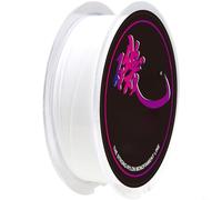 Hoppipola 200M Saltwater Fishing Line High Strength Nylon for Main Line -VISIBLE Quick Water Cutting for Sea Rock Fishing for Orange(1.7# White)