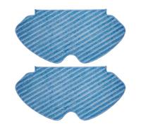 Hoppipola 2Pcs Washable Mop Cloths for Tefal Explorer Series 60 & Rowenta ZR740003 Soft Microfiber Replacement Parts for Robot Vacuum