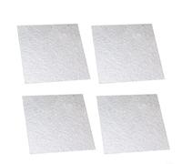 Hoppipola 4pcs Microwave Oven Mica Wave Guide Cover Sheet, 13x13cm High Temp Resistant Insulating Plate Home Appliance Repair