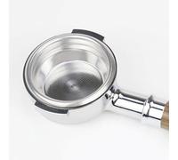 Hoppipola 58 mm Strainer Basket for Breville Porta Filter, Stainless Steel Filter Insert for Semi-Automatic Espresso Machine, Reusable, Fine Mesh for Cafe and Home