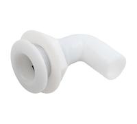 Hoppipola 90° Boat Bilge Pump Hose Elbow Fitting, Nylon 33mm Thread Drain Outlet with Barbed Tail, for Marine-Grade Check Valve