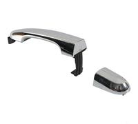 Hoppipola ABS Exterior Door Handle Black Silver Front Rear for Kia Sorento Models Without for SMART Key System(Back left)