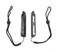 Hoppipola ABS Rechargeable Handle Connector for Nintendo Switch 2 Host Adapter for Joy-Con Controllers, Compact Black Design, 2-Pack