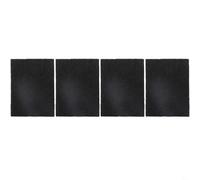 Hoppipola Activated Carbon Filter Mats 4 Pack 9.5x7x0.5cm Joseph Compost Containers 60 48 50 Black