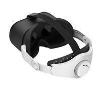 Hoppipola Adjustable VR Headset for Nintendo Switch Featuring HD Lenses and Secure Strap, for Compact ABS Virtual Reality Glasses for Extended Gaming, for Red White(Black and White)