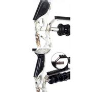Hoppipola Arc Lamp Holder with Quick Release, Adjustable Torch Holder 20-30 mm, 13 Slot Mounting for Night Vision, Aluminium Alloy Black