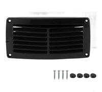 Hoppipola Boat Ventilation Grille ABS Plastic, 45 Degree Angled for Marine Louver Vent for Yacht for RV Trailer, Weatherproof Air Flow, Curved Style, White(medium white)