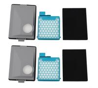 Hoppipola Carbon Filter for Miele Boost CX1 & for BLIZZARD CX1, Replaces 11639240 SF-HY60, HEPA Fine Filter Set for Dog Pet Hair, 2 (2 Sets)