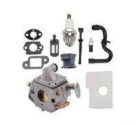 Hoppipola Carburetor Air Filter Kit for MS180C MS170 MS180 017 018 Chainsaws, for Zama C1Q-S57B S57 S57A, Metal Parts