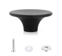 Hoppipola Dutch Oven Pot Lid Knob Replacement, Bakelite Handle Grip with Screws and Washers, Heat Resistant Black Knob for Cookware Lids, Kettles and Frying Pans