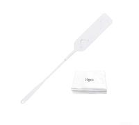 Hoppipola Electrostatic Dusting Brush 65cm Extendable Crevice Non-Woven Fabric for Home Cleaning Green(White)
