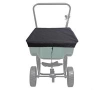 Hoppipola Fertilizer Spreader Cover for Scott for Mini Broadcast Spreaders, for Heavy Duty Oxford Cloth Dust Guard with Elastic Hem, 25.9 x 25.9 Inch, Black