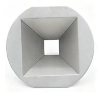 Hoppipola For bga Rework Station Nozzle TC4 for Titanium Top/Bottom Precise Hot Air Guide for Chip Repair (Lower 10 mm x 10 mm)