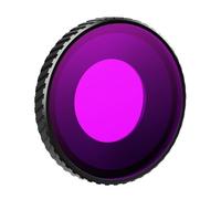 Hoppipola For DJI Osmo Action 5 Pro/4 Camera Filter Aluminum Alloy Diving Lens with Anti-Fog Ring Waterproof Accessory for Underwater Photography up to 10m Red Purple