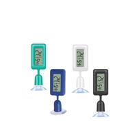 Hoppipola for Mini Digital Reptile Thermometer Hygrometer with for 360° Rotating Luminous Suction Cup, for Dual for Scale LCD Terrarium Lizard Snake Hamster Habitat Monitor