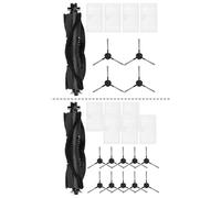 Hoppipola for Replacement for Main Roller Brush Side Brushes and Filters Set for Vexilar for W7 W9 W11 for Cleanova W15 Robotic for Vacuum Cleaner Accessories