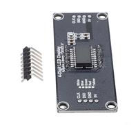 Hoppipola For TM1637 4-Digit LED Watch Module 0.56 Inch Seven Segment Display for Arduino RGB Digital Tube Display with Adjustable Brightness (White)