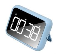 Hoppipola LED Timer with Loud Alarm, 99M59S Countdown & Stopwatch, for Memory Function, Adjustable Volume/Brightness, Magnetic Back Cooking Study Office(Blue)