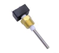 Hoppipola Level Sensor for Diesel Engine Oil and Water, 1/4 Inch M-14 1/2 Inch Thread, Float Switch Normally Open/Normally Closed, Alarm Transmitter 5-35V DC(D)