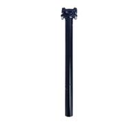 Hoppipola Lightweight A6061 Aluminum Alloy Seat Post with Double Bolt Mount, Fit for Mountain Bikes and Road Bikes, Various Diameters from 25.4 to 31.6 mm (Black, 31.6mm)