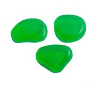 Hoppipola Luminous Garden Pebbles 50 Pack, Glow in Dark Stones Walkway Path Aquarium Decor, Landscape for Gravel(Green)