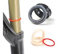 Hoppipola MTB Fork Dust Cover Plastic for Fox and RockShox Front Fork Maintenance Accessories Black Multiple Sizes 2.86 x 3.95 cm to 3.4 x 4.3 cm