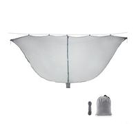 Hoppipola Portable Fly Net and Camping, Lightweight 210T Nylon Breathable Netting, Easy Hang Outdoor Shield Green or Blue(grey)