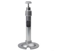 Hoppipola Projector Stand Aluminium 3-in-1 Bracket for Wall Ceiling Table 360° Rotatable up to 2 kg Load Capacity Silver 20 cm 20 cm