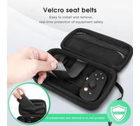 Hoppipola Protective Hard Shell Carrying Case Backbone One for Pro 1st 2nd Generation, for Compact EVA Travel Bag with Net Pocket Gaming Gear, Black