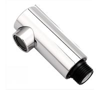 Hoppipola Pull Out Kitchen Faucet Spray Head Replacement Retractable Rotating Shower Head with Dual Modes Anti-Splash Honeycomb Aerator for Standard 4-Point External Thread ABS Silver B