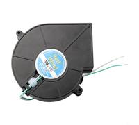 Hoppipola Quiet 12V DC Air Blower Christmas and Thanksgiving Inflatables, 24CFM for Replacement Fan Holiday Outdoor Decorations, Black