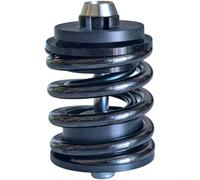 Hoppipola Rear Shock Absorber for Brompton for A/Line Folding for Bike, Alloy Spring Steel Suspension Damper, Lightweight 158g Vibration Damping, Black(Grey)