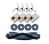 Hoppipola Replacement Part Set for Eufy C10 Robot Vacuum Cleaner: Main Brush, 4 Dust Bags, Side Brushes & Mops, 3.3L Capacity
