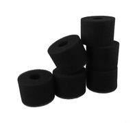 Hoppipola Reusable Foam Filter Cartridge S1 for Pure Spa, 6 Pack Washable Sponge for Replacement Jetted Tubs, 10.8x7.3cm Black Maintenance Kit
