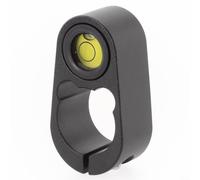 Hoppipola Round Level for Centring Rod, Aluminium Alloy Bubble Level with 36 mm Inner Diameter, Accessories for GPS Measuring Rods and Measuring (25 mm)