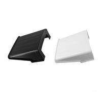 Hoppipola Set of 2 Camera Weather Protection Covers for CCTV Surveillance Camera Sun and Rain Protection Cover Outdoor Plastic Protective Housing Black White