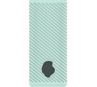 Hoppipola Silicone Case for Skullcandy Dime-Evo Shock Resistant Protective Cover with Precise Cutouts Portable Travel Accessory Black Green grass