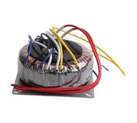 Hoppipola Silver 200W Toroidal Transformer for Dual AC 12V 28V Front and Rear Stage Audio Applications(220V)