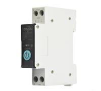 Hoppipola Smart Circuit Breaker 1P+N DIN Rail, WiFi Remote Control Switch with Power Meter, 90-240V 10-63A Options for Home Automation(32A)