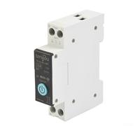 Hoppipola Smart Circuit Breaker 1P+N DIN Rail, WiFi Remote Control Switch with Power Meter, 90-240V 10-63A Options for Home Automation(16A)
