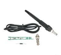 Hoppipola Soldering Handle 907 on T12 for V2.1S for STM32 for OLED Digital Lightweight Soldering Station Handle Kit Made of Plastic and Metal Blue (Black)
